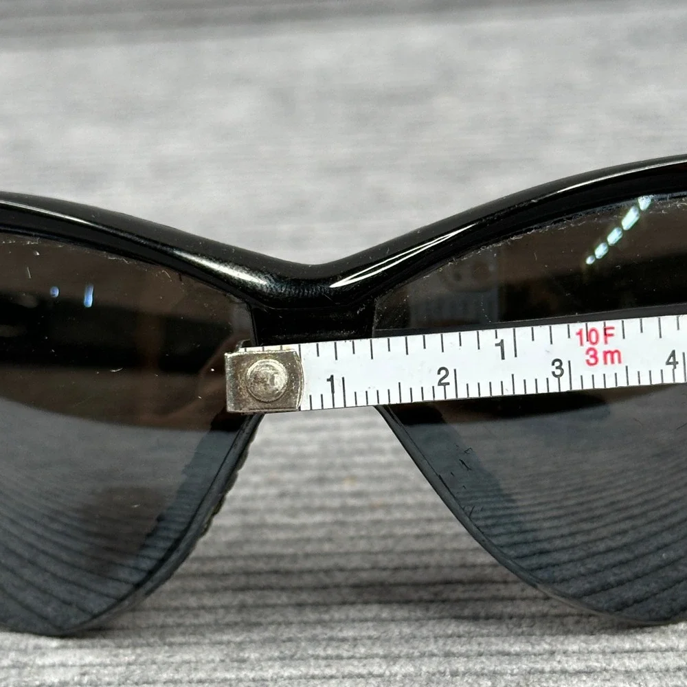 Genesis Z87+ Safety Sunglasses Black Wrap Around Frame Smoke Lens  Y2k
